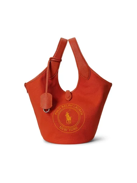 Polo Ralph Lauren torebka tote pomarańczowa
