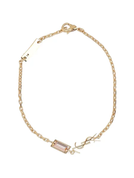 Pandantiv Saint Laurent cu autograf auriu