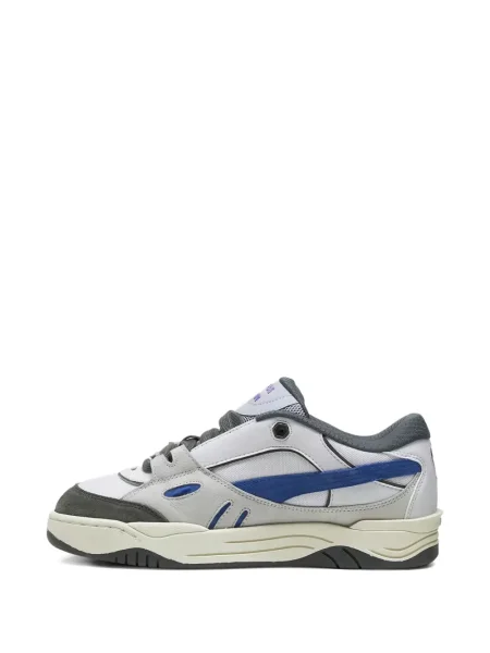 Sneakerși Puma Suede din piele de căprioară alb