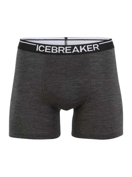 ICEBREAKER Chiloți sport Anatomica negru / negru amestecat alb