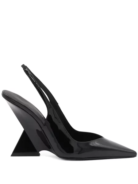 Pantofi cu toc The Attico din piele negru