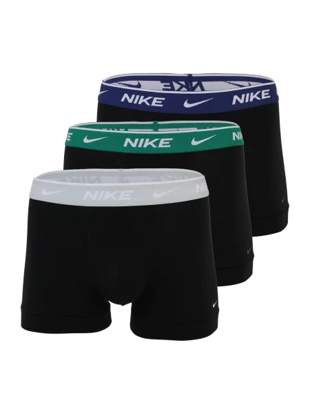 NIKE Underwear Boksarice indigo / žad / pastelno zelena črna
