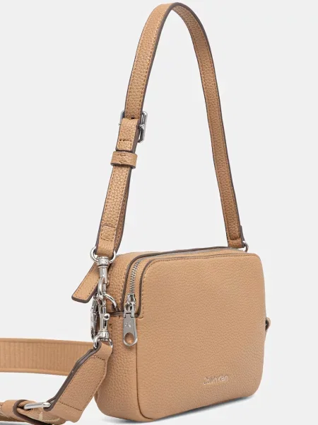 Calvin Klein Geantă de umăr maro deschis bej