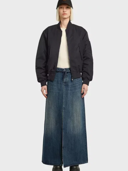 Джинсовая юбка G-star Raw синяя