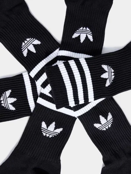 Adidas Skarpety 3 Stripes Crew 6 Pairs czarne