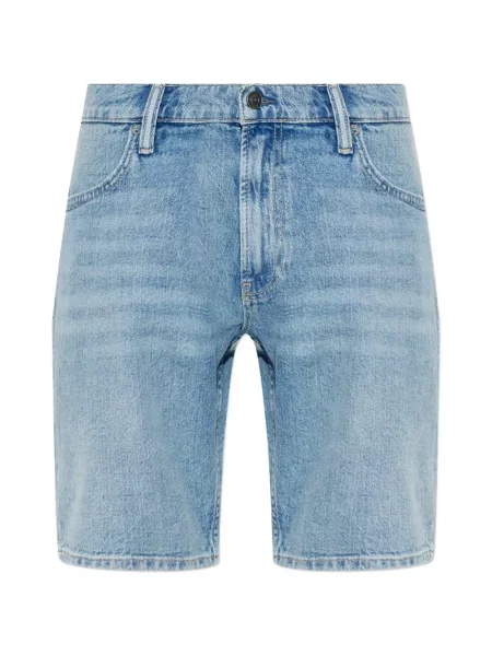 Cu centură pantaloni scurți Allsaints albastru