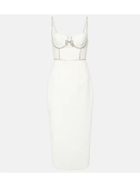 Rochie Self-portrait de costum alb