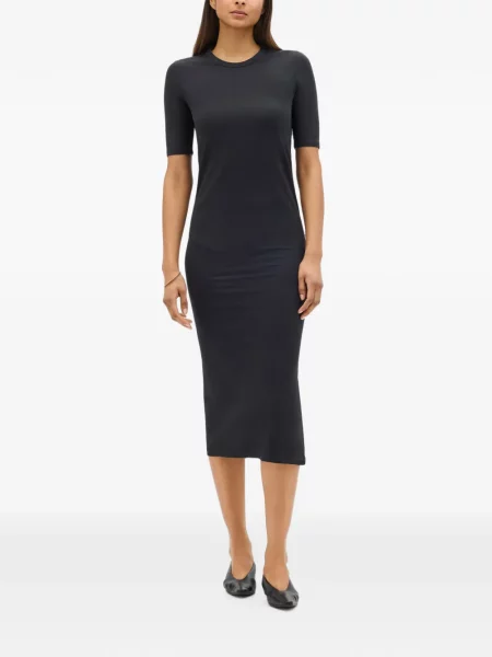 Rochie midi Another Tomorrow negru