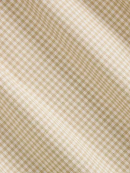 Ленена карирана риза Polo Ralph Lauren бродирана синьо