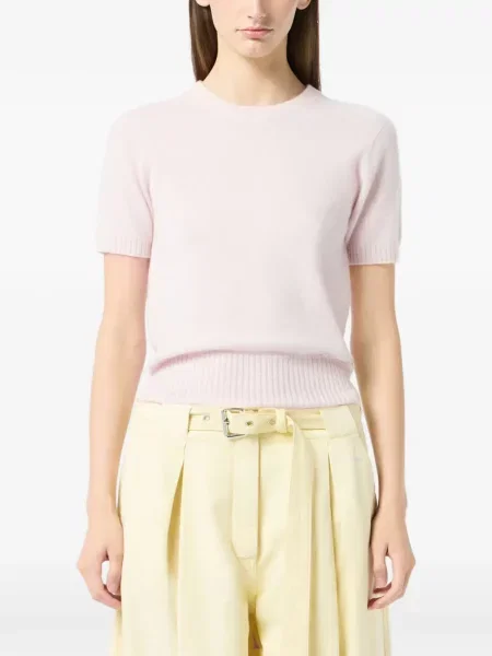 Tricou Blumarine cu broderie roz