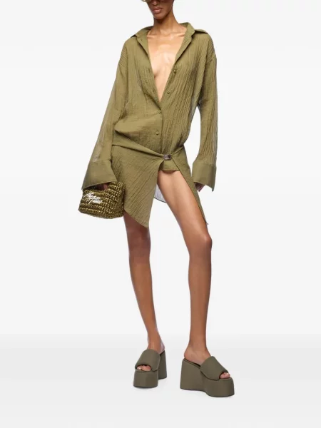 Rochie mini The Attico verde