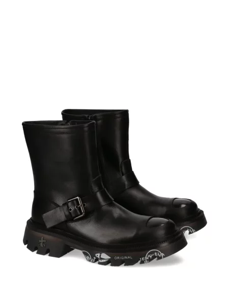 Botine Premiata cu cataramă negru