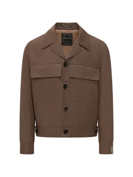 Яке Gabriele Pasini с ревер кафяво