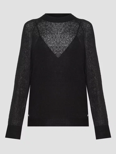 Вовняний Джемпер GUESS чорний