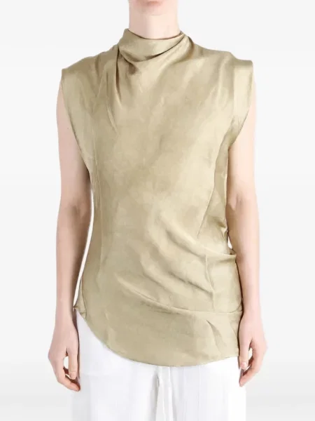 Top Cortana asimetric drapat