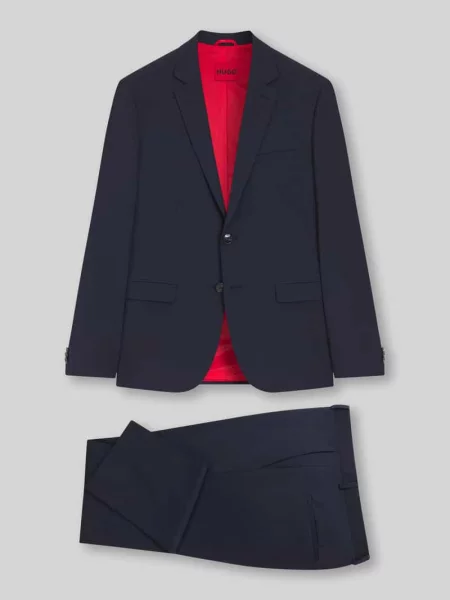 Garnitur o kroju super slim fit z mieszanki wełny model ARTI/HESTEN' Hugo