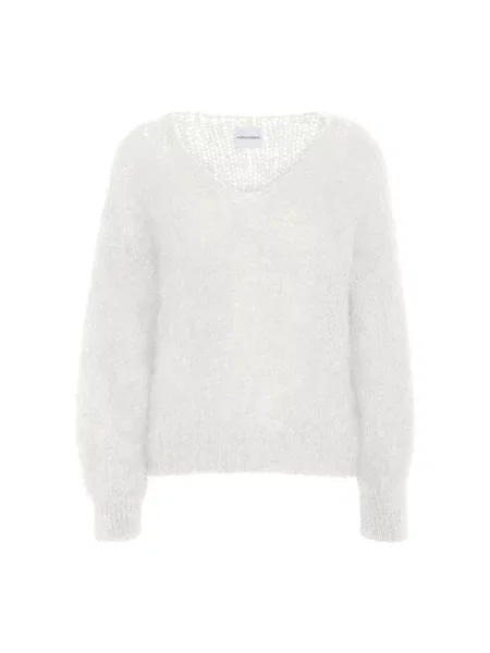 Sweter Americandreams wełniany biały