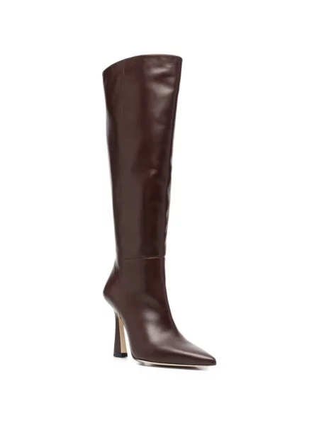 Botine Stuart Weitzman din piele maro