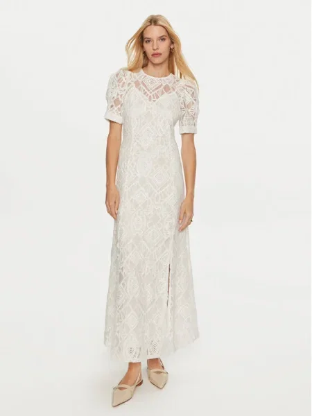 YAS Rochie cocktail Elza Écru