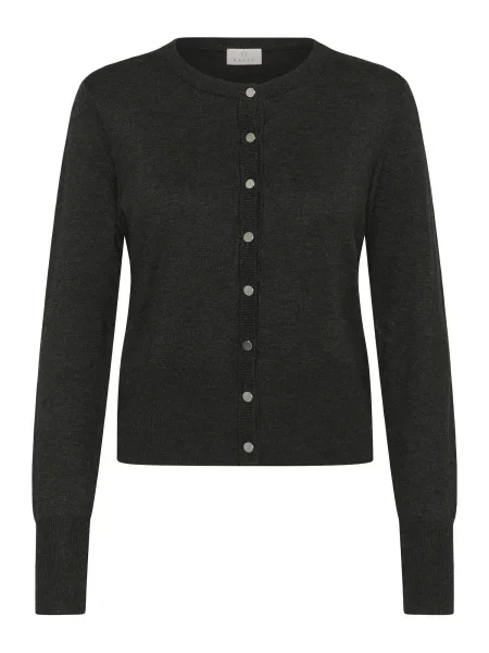 Kaffe Geacă tricotată KAlizza metalic gri