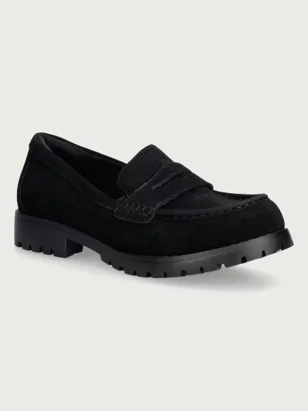 Skechers mocasini pentru femei din piele întoarsă CYPRESS CHIC SURGE negru
