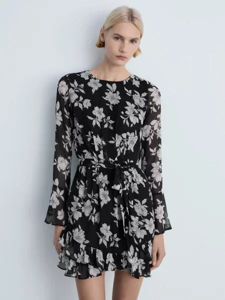 Сукня міні MANGO чорний