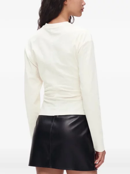Lung tricou Karl Lagerfeld Jeans alb