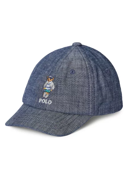 Kapa s šiltom Polo Ralph Lauren Mornarsko modra