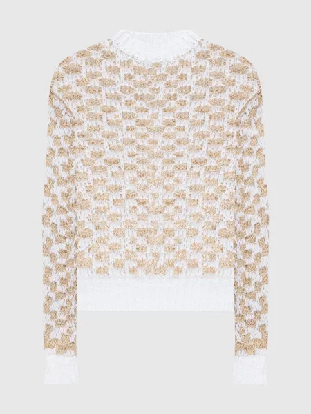 Джемпер з льоном Peserico білий