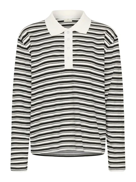 Kaffe Tričko KAMiala černá bílá