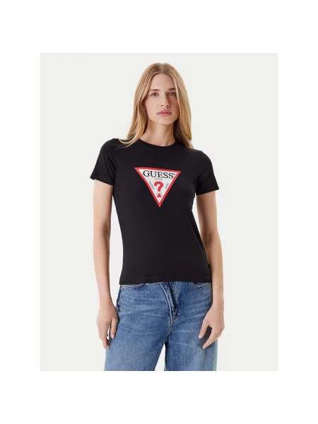 Majica Guess Jeans črna