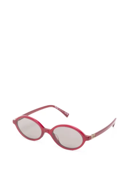 Sunčane naočale Miu Miu Eyewear s autogramom crvena