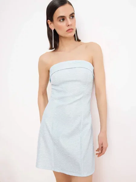 Trendyol Rochie de cocktail pastel albastru