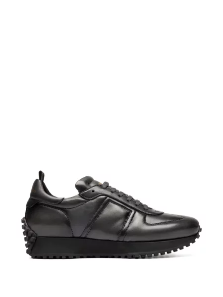 Sneakerși Officine Creative din piele negru