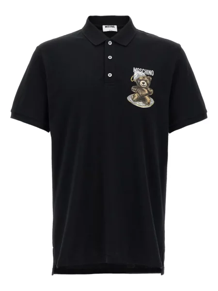 Polo Moschino cu imagine teddy negru