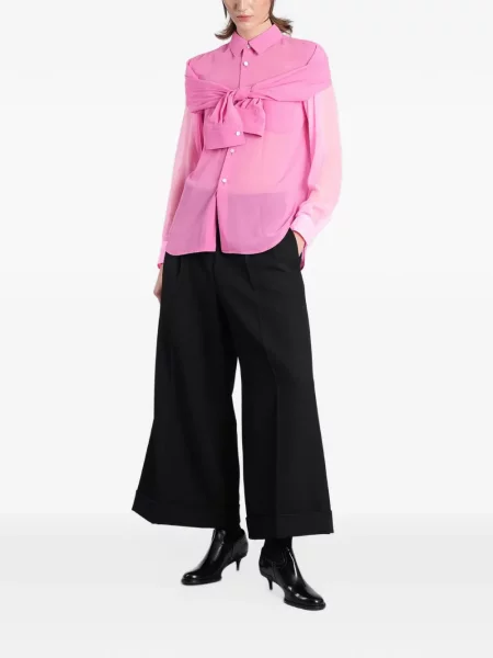 Lung cămașă Comme Des Garçons roz