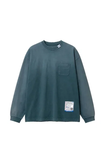 Lung tricou Maison Mihara Yasuhiro zdrențuiți verde