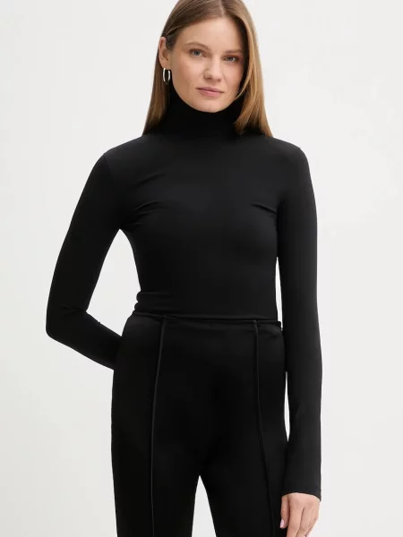 Tricou mânecă lungă Nanushka negru