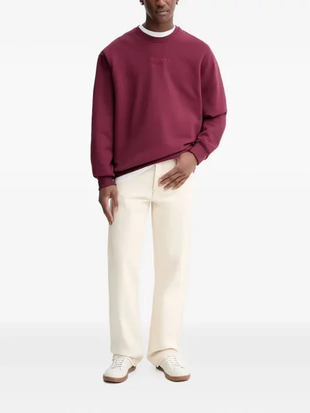 Pulover Levi's® cu autograf cu cordon cu 5 buzunare alb