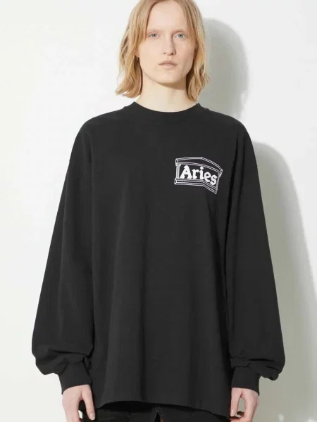 Aries longsleeve Temple LS Tee czarna