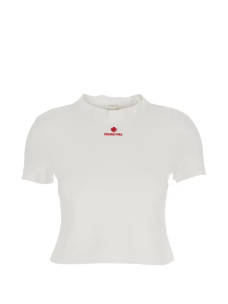 Тениска Shushu/tong с автограф бяло