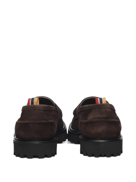 Loafers Giuliano Galiano με στρογγυλή μύτη καφέ
