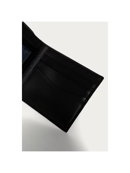 Lacoste Portfel skórzany czarny