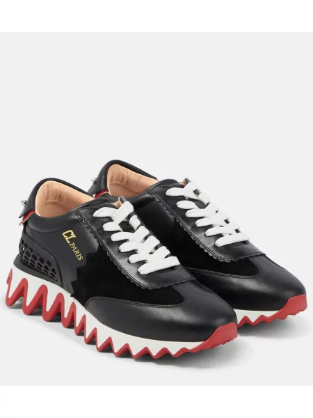 Sneakerși Christian Louboutin din piele negru
