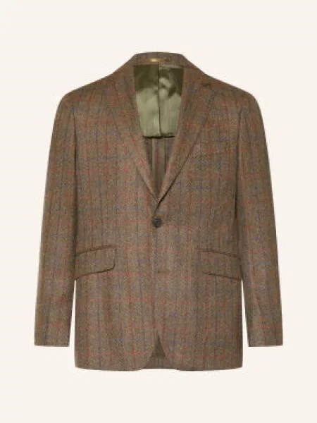 Hackett London Sako Tattersall Extra Slim Fit tmavě zelená / tmavě / tmavě modrá červená