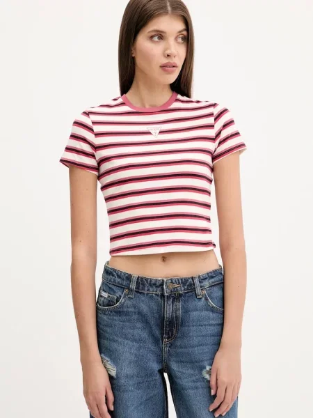 Guess Originals t-shirt beżowy