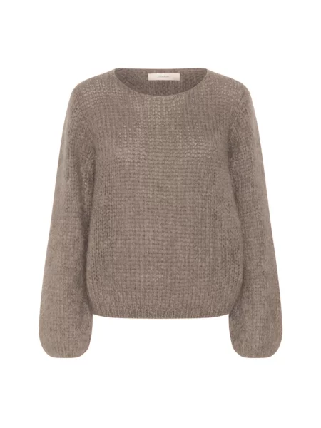 Sweter Inwear z kapturem szary