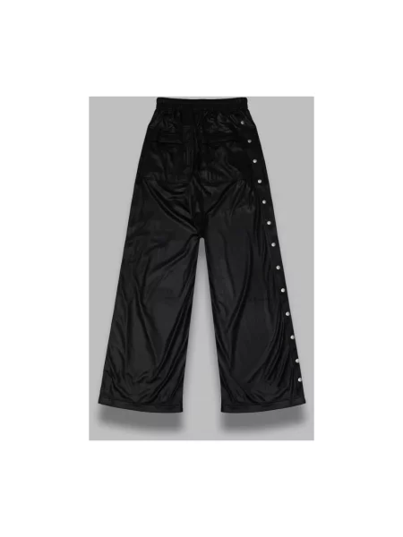 Rick Owens DRKSHDW Wide Pusher spodnie czarny