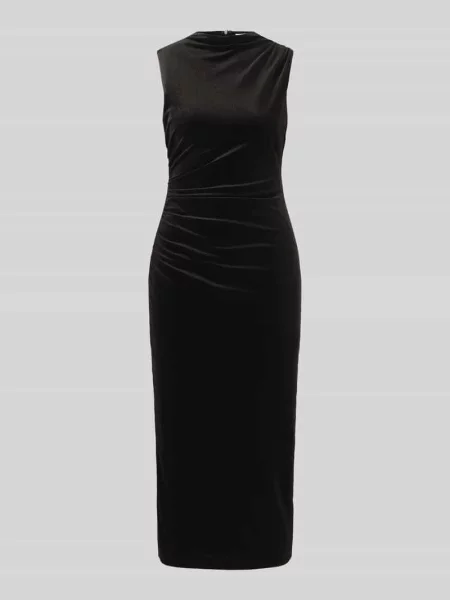 Sukienka koktajlowa o kroju slim fit z marszczeniami Jake*s Cocktail czarna
