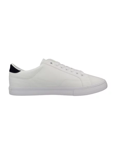 Lung pantofi Tommy Hilfiger din dantelă alb